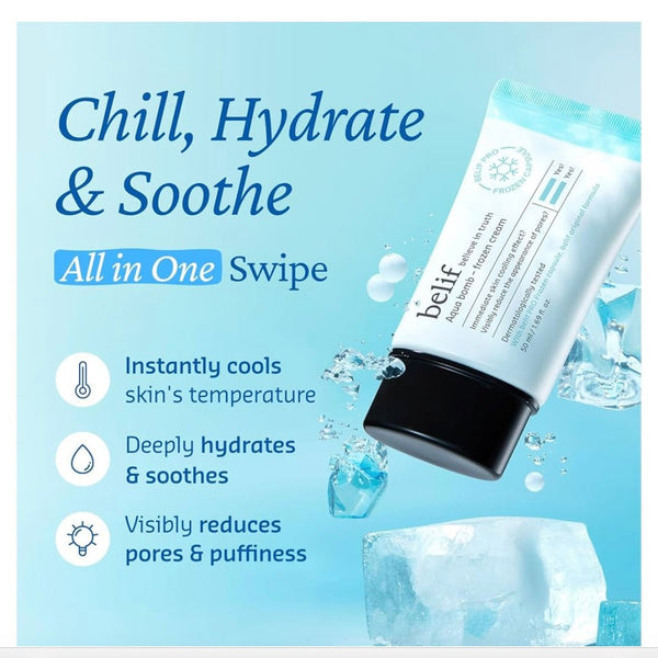 Belif Aqua Bomb - Frozen Cream - The Face Shop