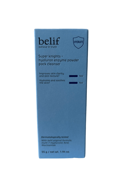 Belif Super knights - hyaluron enzyme powder pack cleanser - The Face Shop
