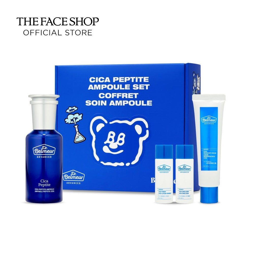 DR - BELMEUR THE FACE SHOP CICA PEPTITE AMPOULE SET - The Face Shop