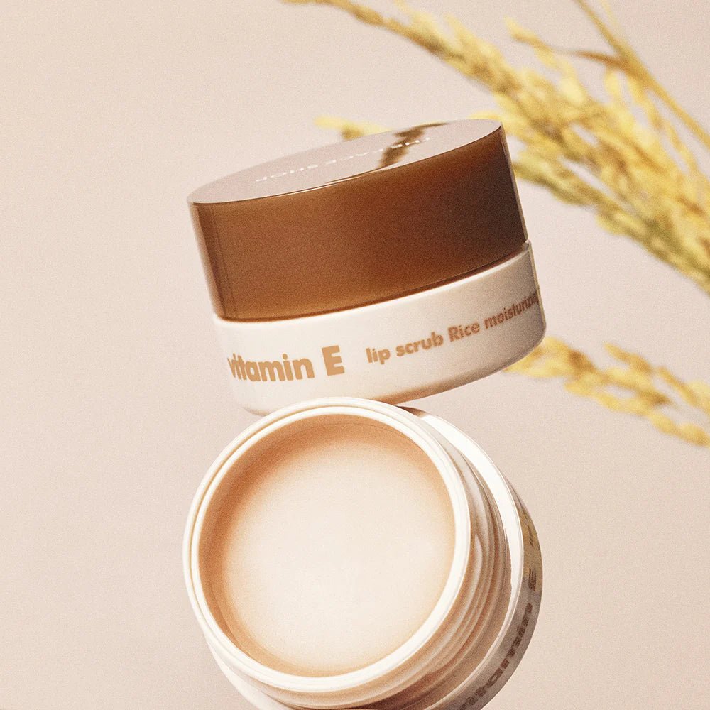 Lip Scrub Rice Vitamin E - The Face Shop