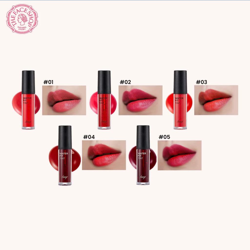 THE FACE SHOP Makeup Water Fit Tint 03 Red - The Face Shop