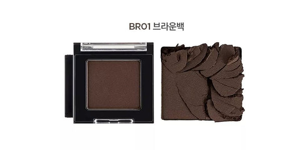 The Face shop mono cube eyeshadow ( MATT ) BRO1 BROWN BACK - The Face Shop