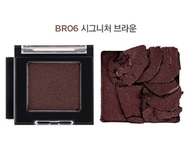 The Face shop mono cube eyeshadow ( shimmer ) BR06 Sigature Brown - The Face Shop