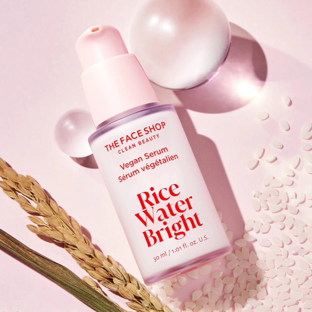 THE FACE SHOP RICE WATER BRIGHT Vegan Serum - The Face Shop