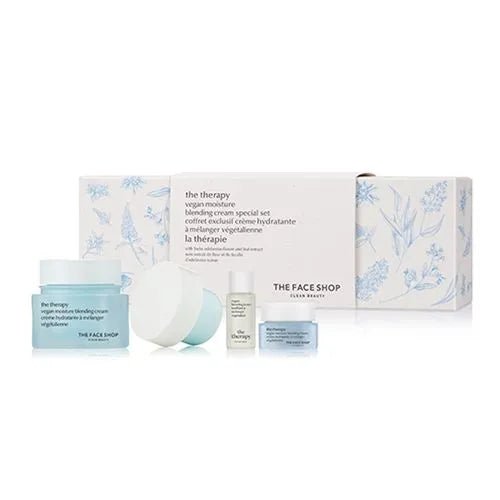 The Therapy Vegan Moisture Blending Cream Special Set - The Face Shop