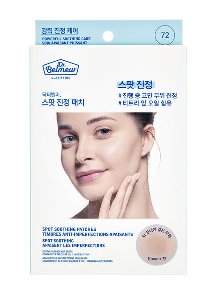 [DR.BELMEUR] Clarifying Spot Soothing Patches 1pack (72pcs) x 3 - The Face Shop