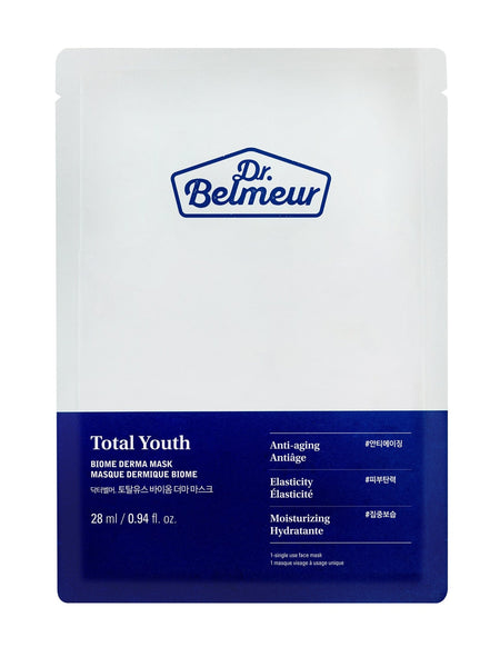 DR.BELMEUR TOTAL YOUTH BIOME DERMA MASK - The Face Shop