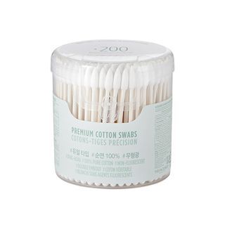 ECO DUAL COTTON SWABS 200 PCS - The Face Shop