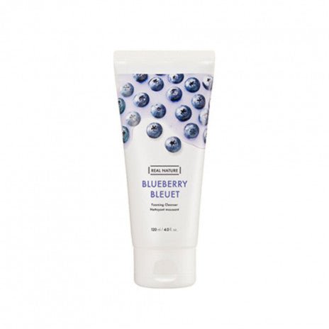 REAL NATURE FOAMING CLEANSER BLUEBERRY - The Face Shop