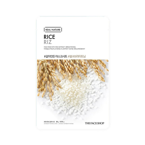 REAL NATURE RICE MASK / BUY 5 GET 5 FREE - The Face Shop