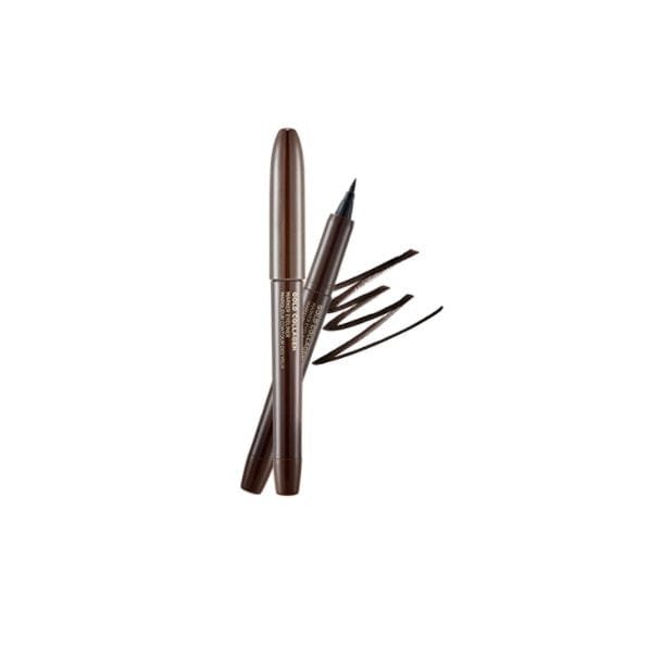 TFS.GOLD COLLAGEN MARKER EYELINER.02 BROWN - The Face Shop