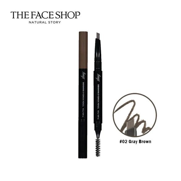 THE FACE SHOP Designing Eyebrow Makeup Eyebrow Definer 02 - The Face Shop