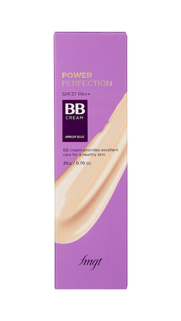 THE FACE SHOP - fmgt Power Perfection BB Cream SPF37 PA++ (#V201 Apricot Beige) 40ml - The Face Shop