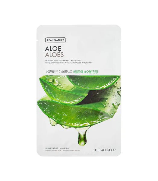 THE FACE SHOP Real Nature Aloe Vera Mask - The Face Shop