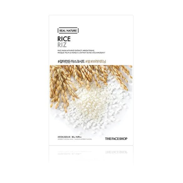 THE FACE SHOP Real Nature Rice Mask - The Face Shop