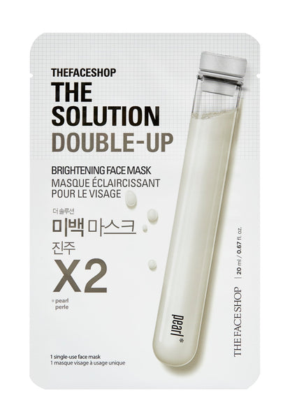 THE FACE SHOP The Solution Double Brightening Mask - The Face Shop