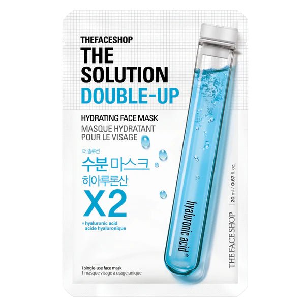 the face shop The solution double-up hydrating face mask. - The Face Shop