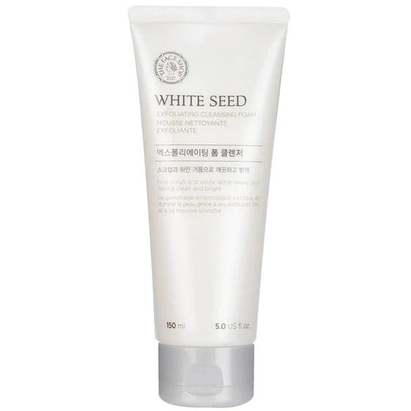 THE FACE SHOP White Seed Exfoliating Foam Cleanser - The Face Shop