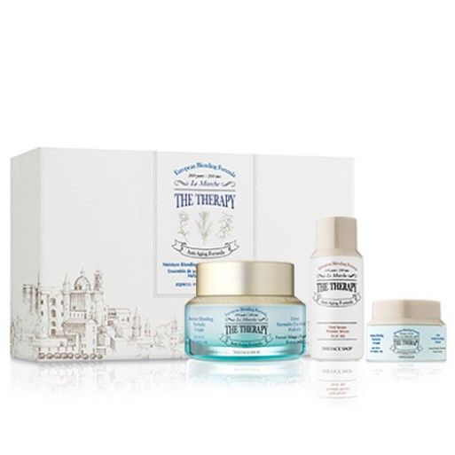 THE THERAPY MOISTURE BLENDING FORMULA CREAM SPECIAL SET - The Face Shop