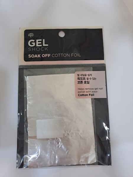 Thefaceshop Gel Shock Off Cotton Foil (10 EA) - The Face Shop