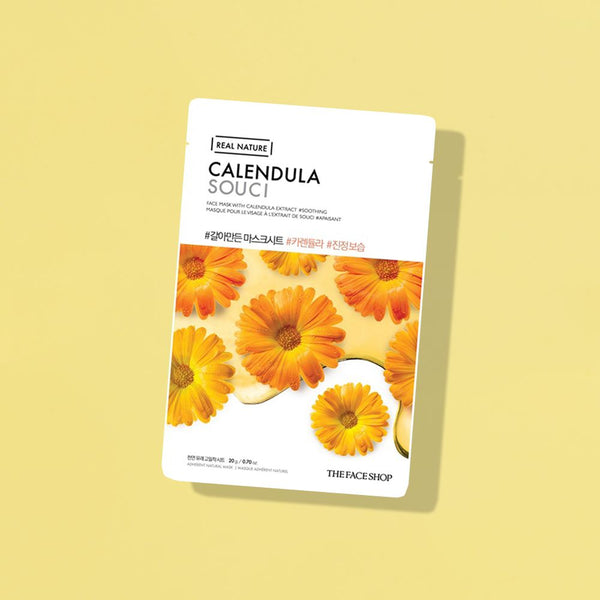 THEFACESHOP REAL NATURE CALENDULA FACE MASK - The Face Shop