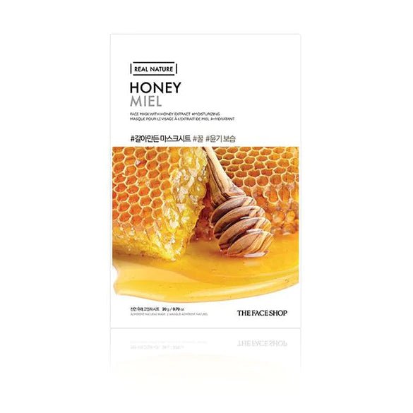 THEFACESHOP REAL NATURE HONEY FACE MASK - The Face Shop